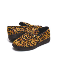 Adidas Women Handball Spezial Loafer Leopard Print Dark Brown KJ2526