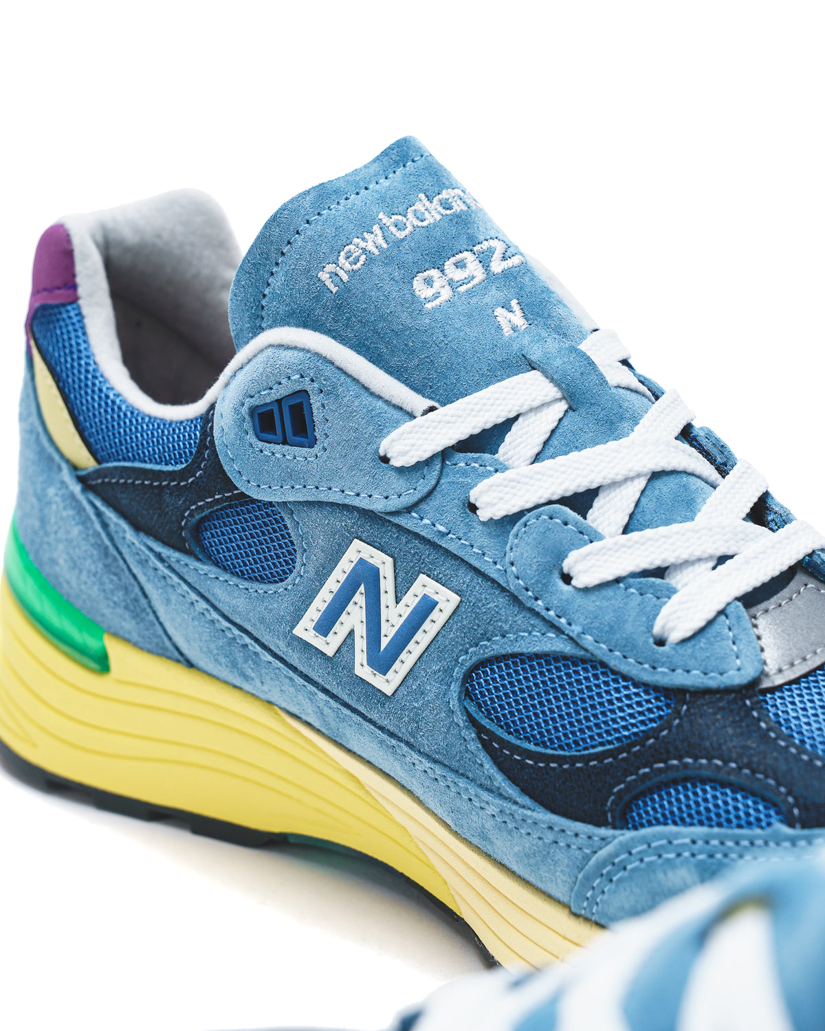 New Balance Unisex Made in USA 992 Sea Stone Green Apple U9929NF