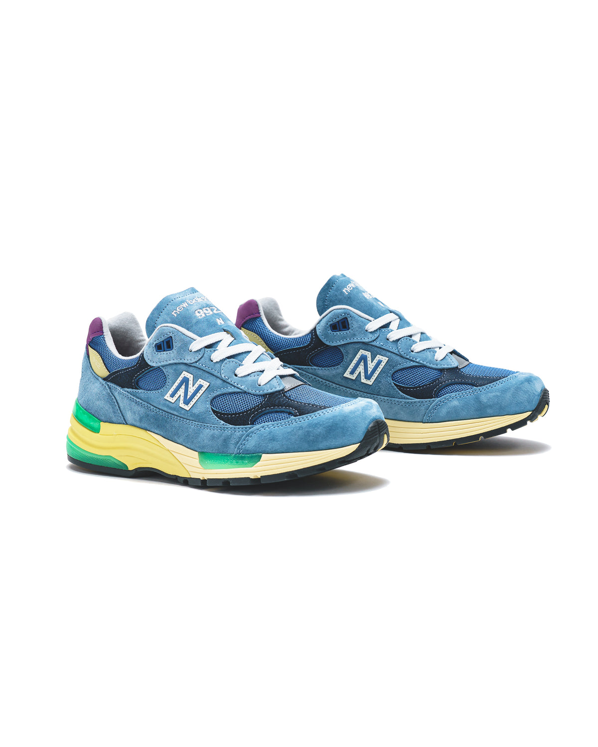 New Balance Unisex Made in USA 992 Sea Stone Green Apple U9929NF