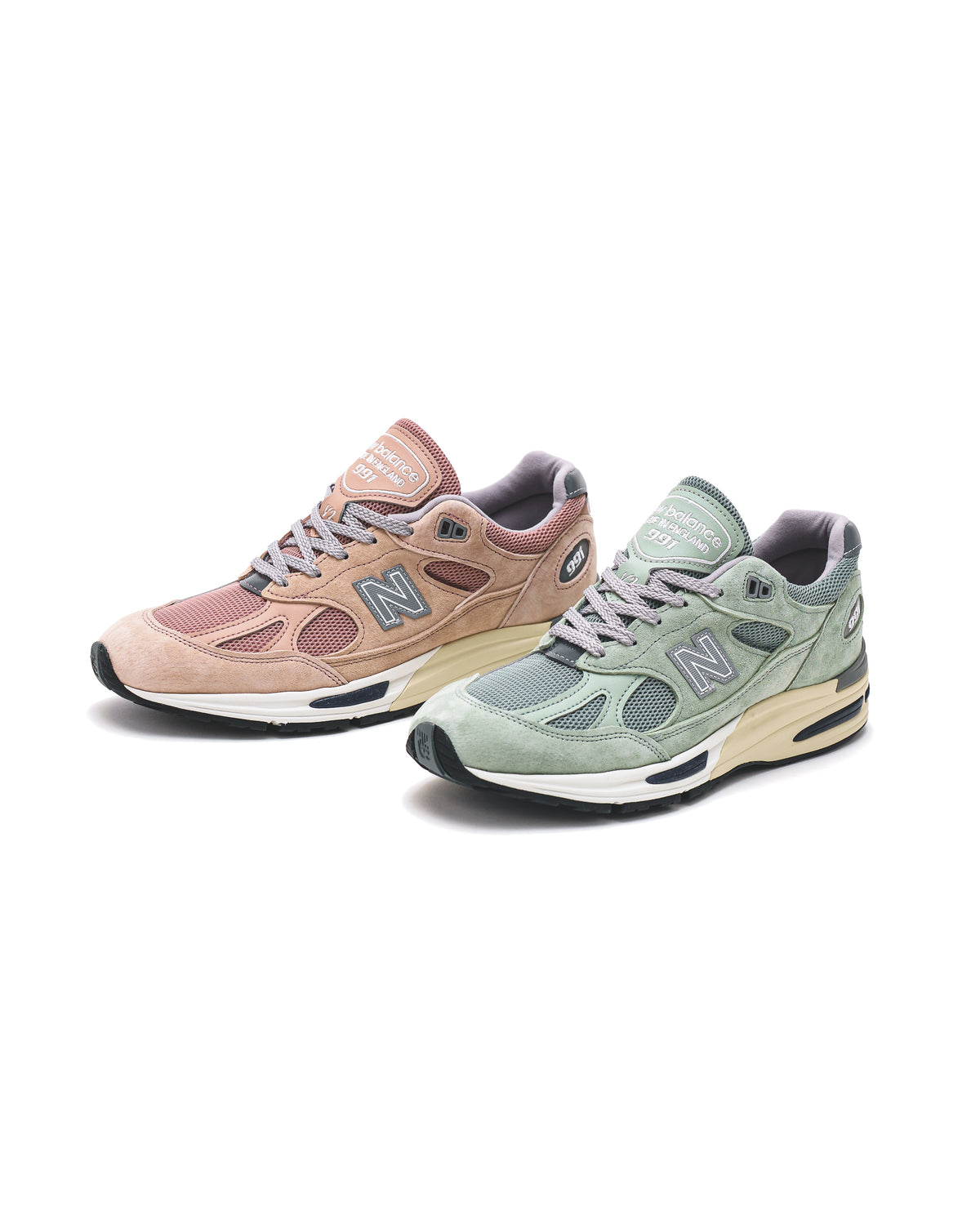 New Balance Unisex Made in UK 991v2 Sea Grass U991BB2