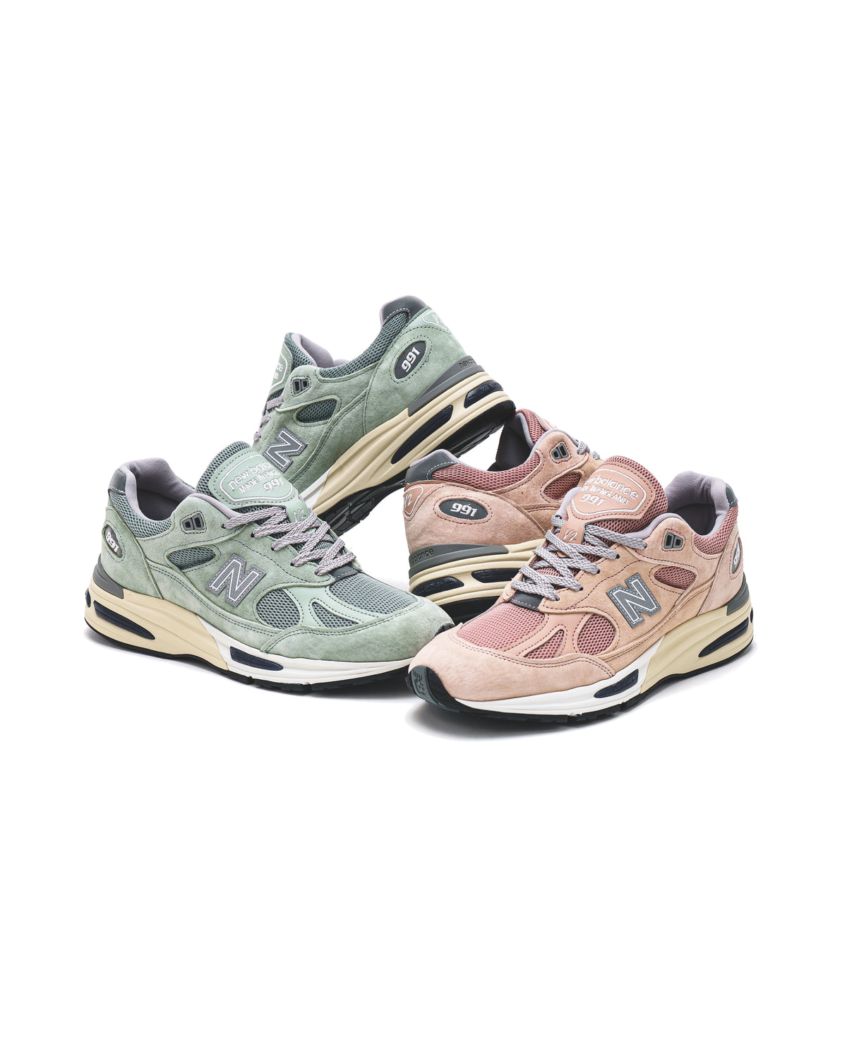 New Balance Unisex Made in UK 991v2 Mahogany Rose U991RB2