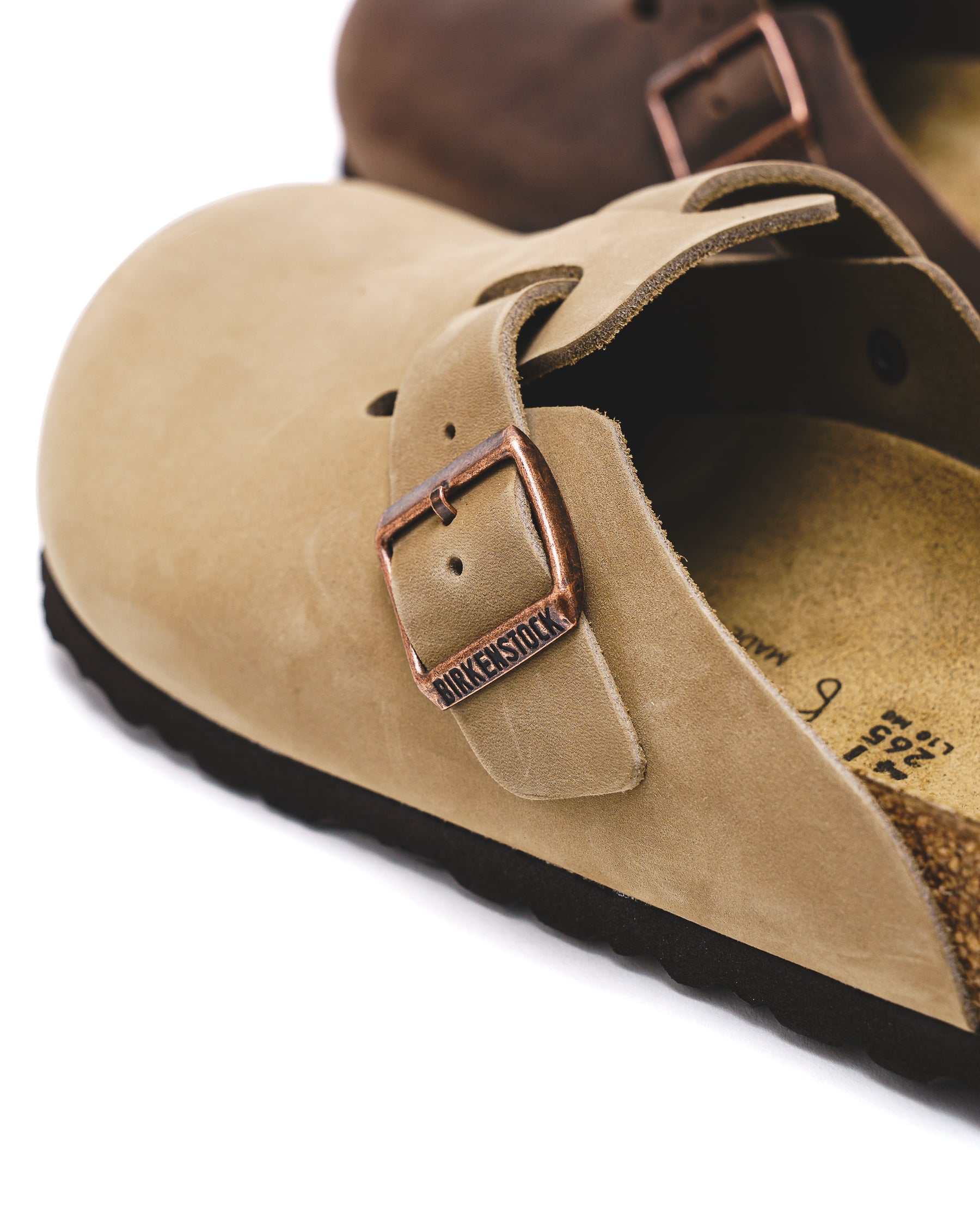 Birkenstock Boston NU Oiled Tobacco Brown