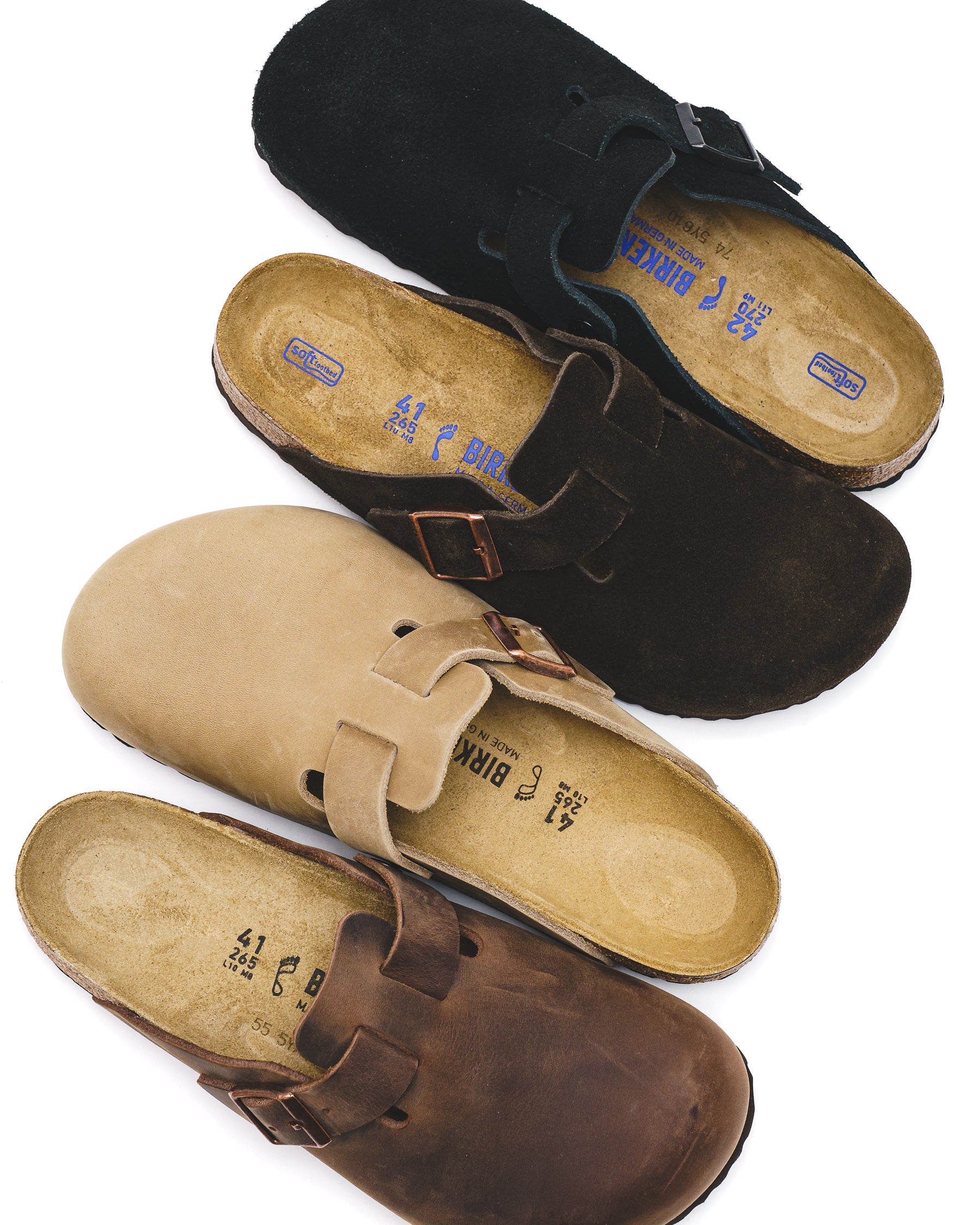 Birkenstock Boston SFB Black Narrow