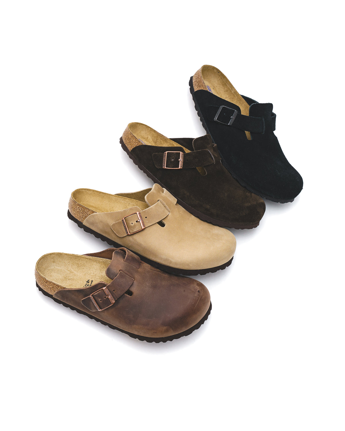 Birkenstock Boston SFB Black Narrow
