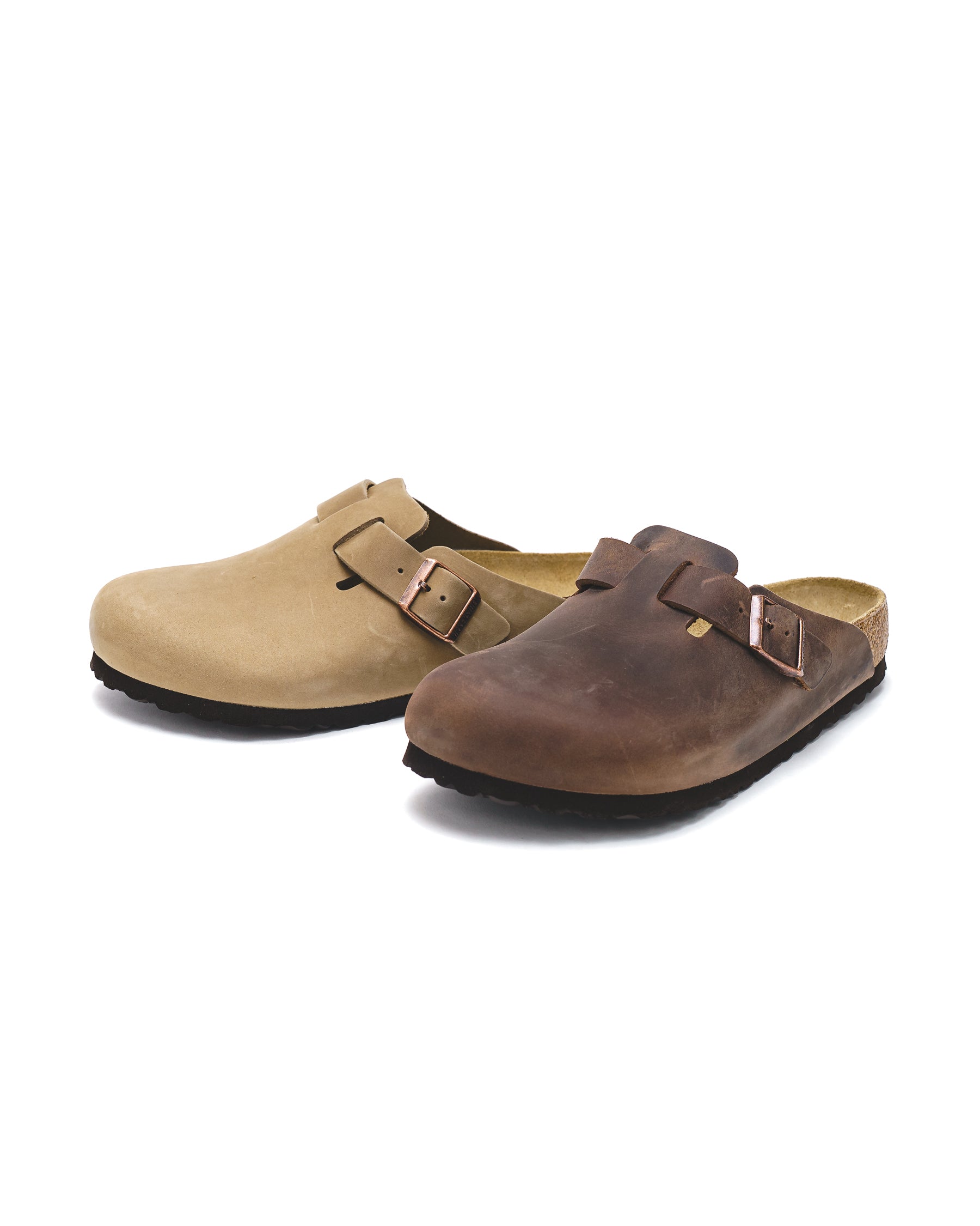 Birkenstock Boston NU Oiled Tobacco Brown