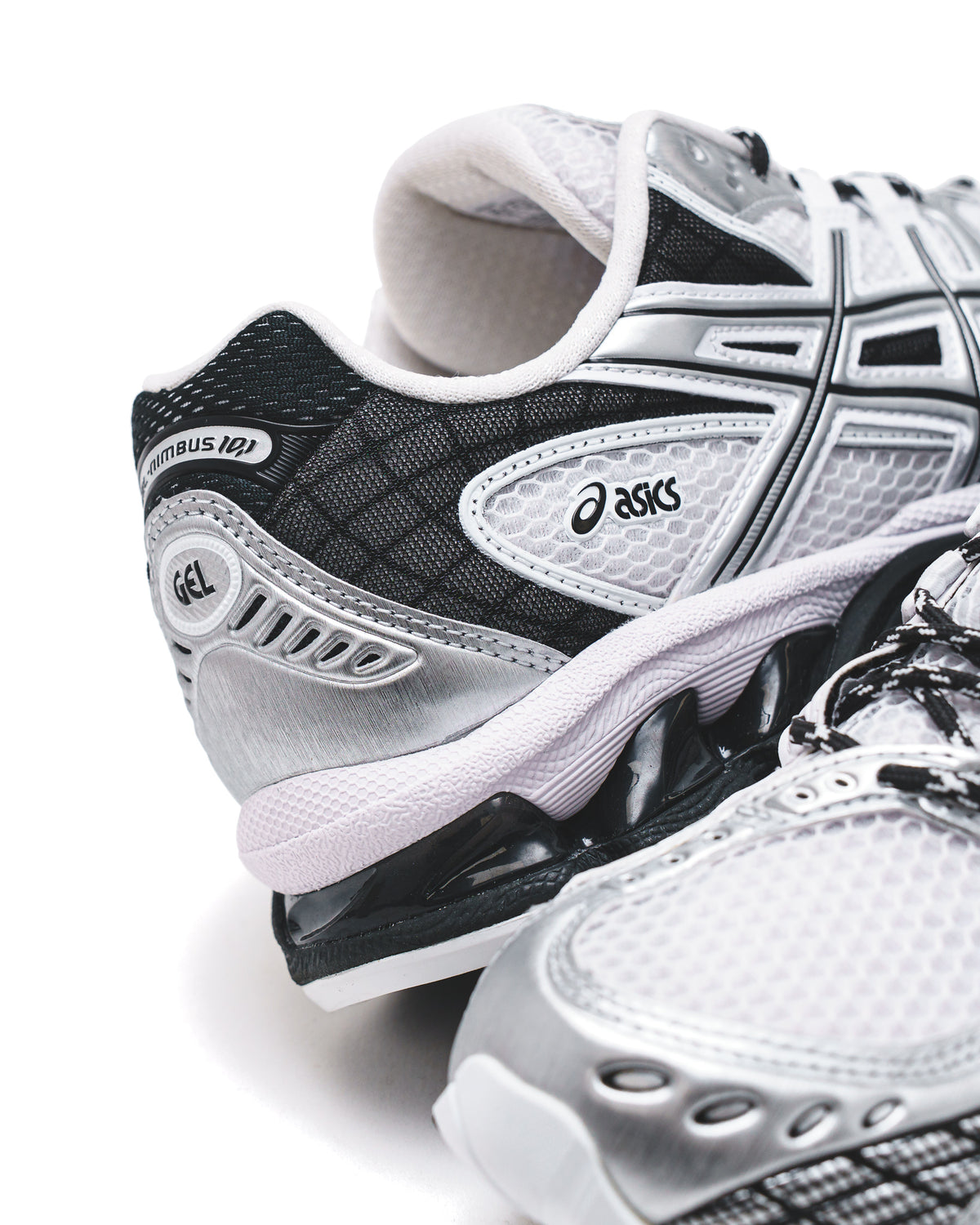 Asics Unisex Gel-Nimbus 10.1 White Pure Silver 1203A543-113