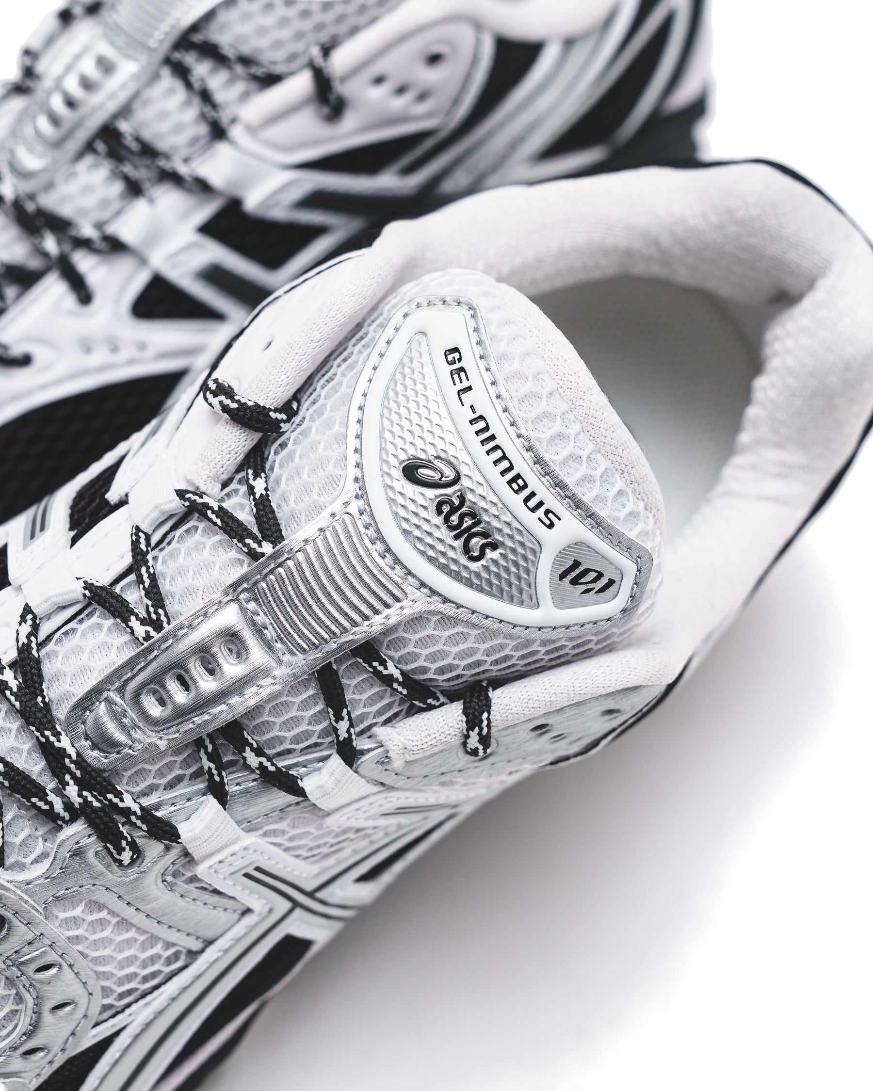 Asics Unisex Gel-Nimbus 10.1 White Pure Silver 1203A543-113