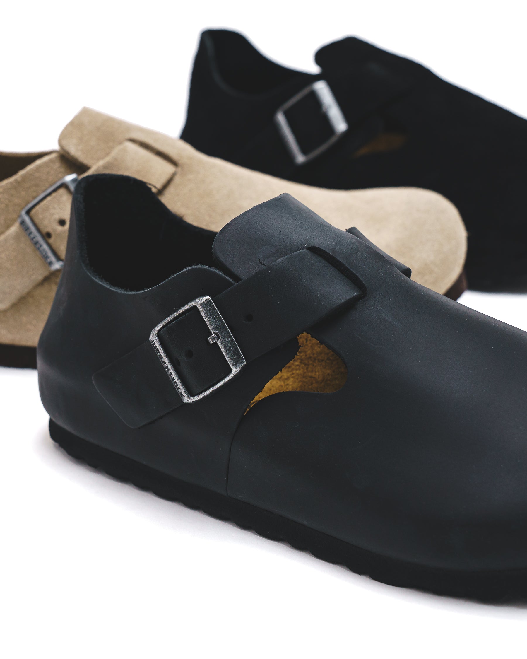 Birkenstock London NU Oiled Black