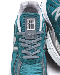 New Balance Unisex Made in USA 990v4 Vintage Teal U990OV4