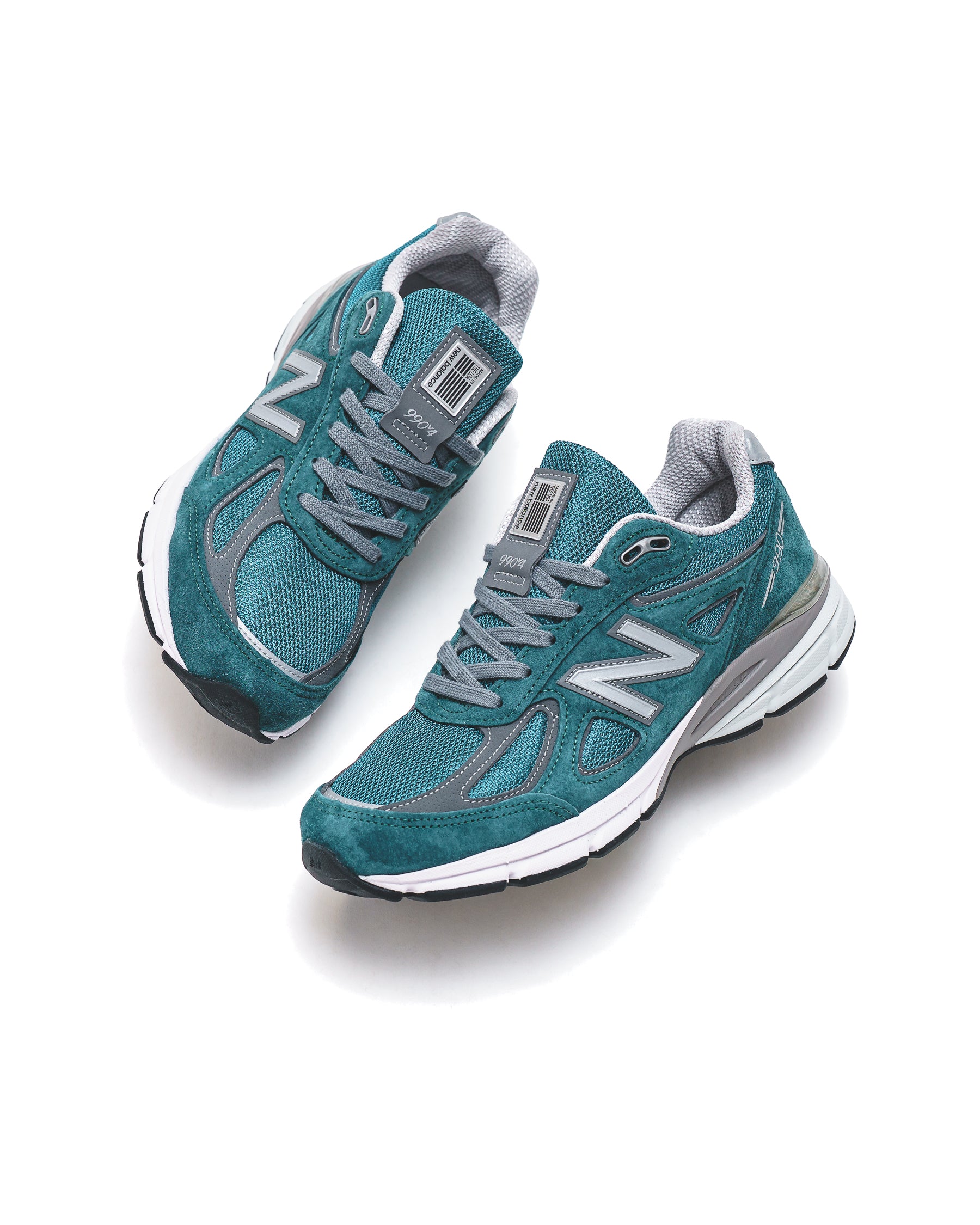 New Balance Men Made in USA 990v4 Vintage Teal U990OV4
