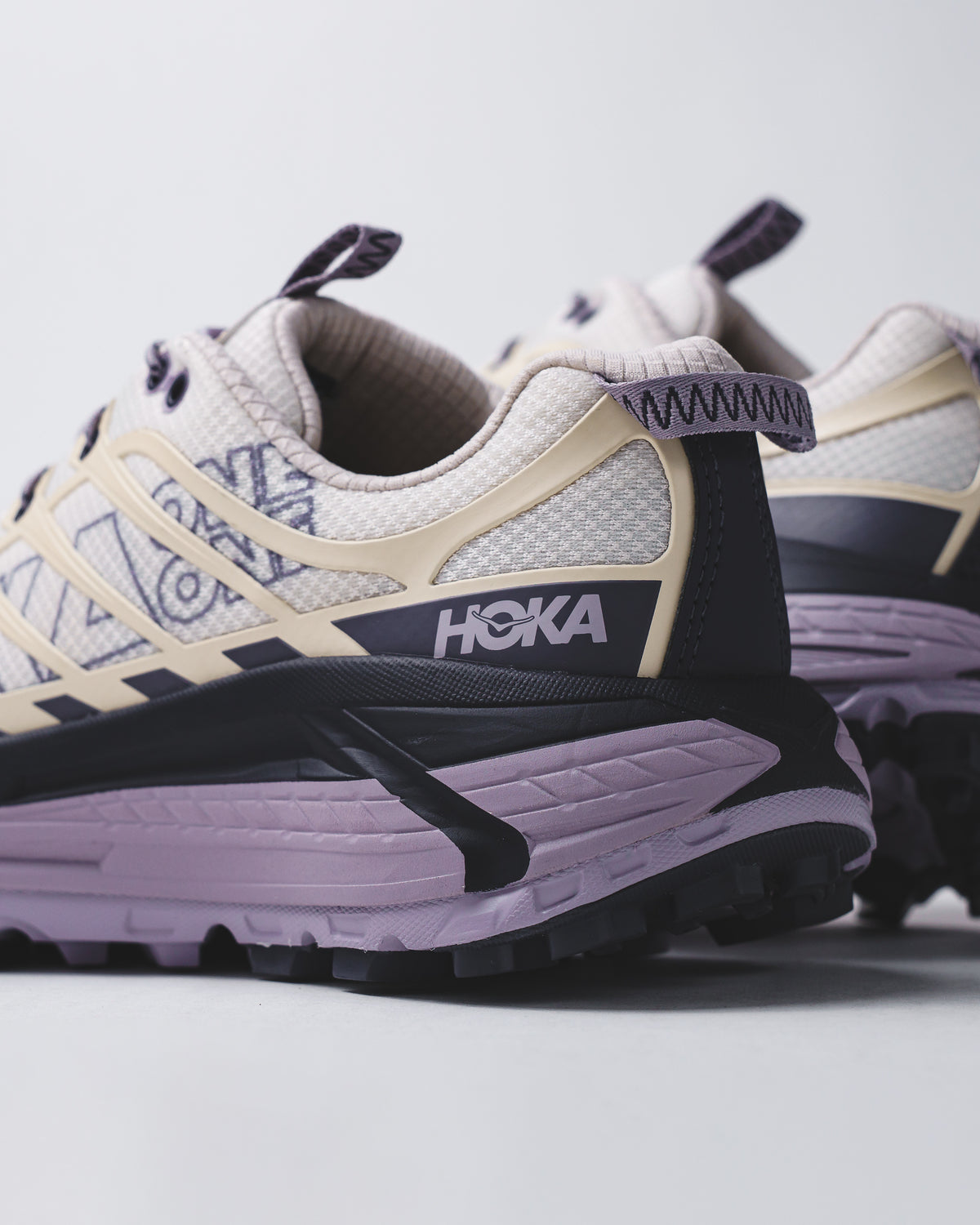Hoka Men Mafate Three2 Wordmark Oat Milk 1175490-OSQ