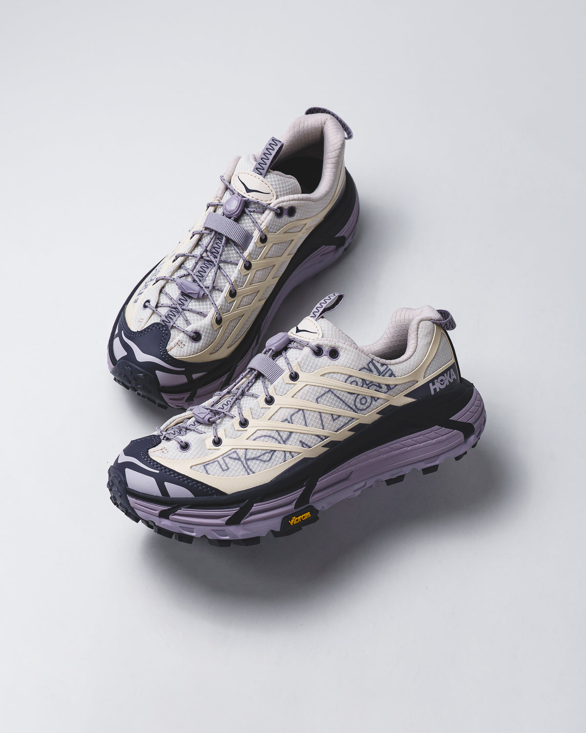 Hoka Men Mafate Three2 Wordmark Oat Milk 1175490-OSQ