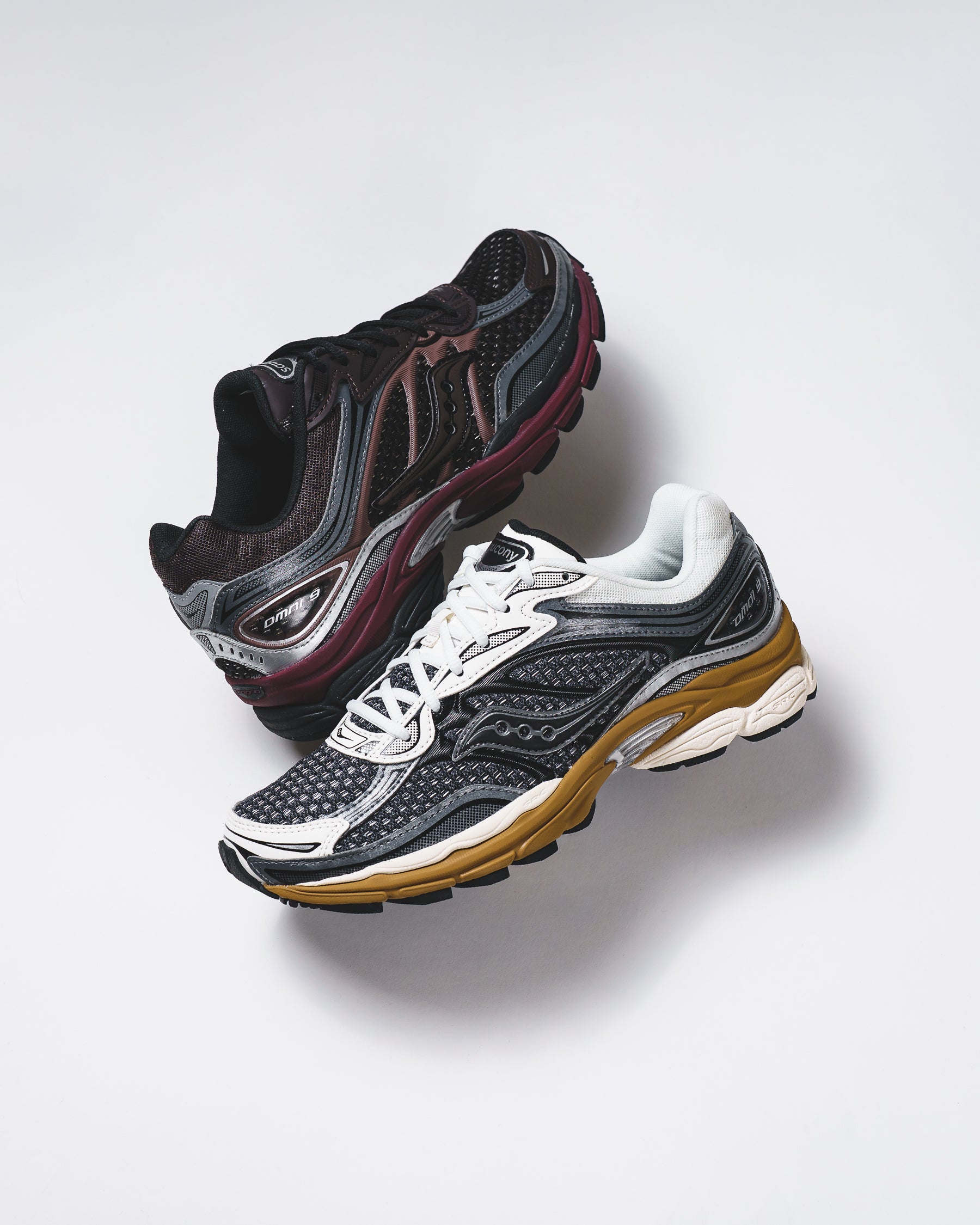 Saucony Men ProGrid OMNI 9 Gunmetal Cider S101279-1003