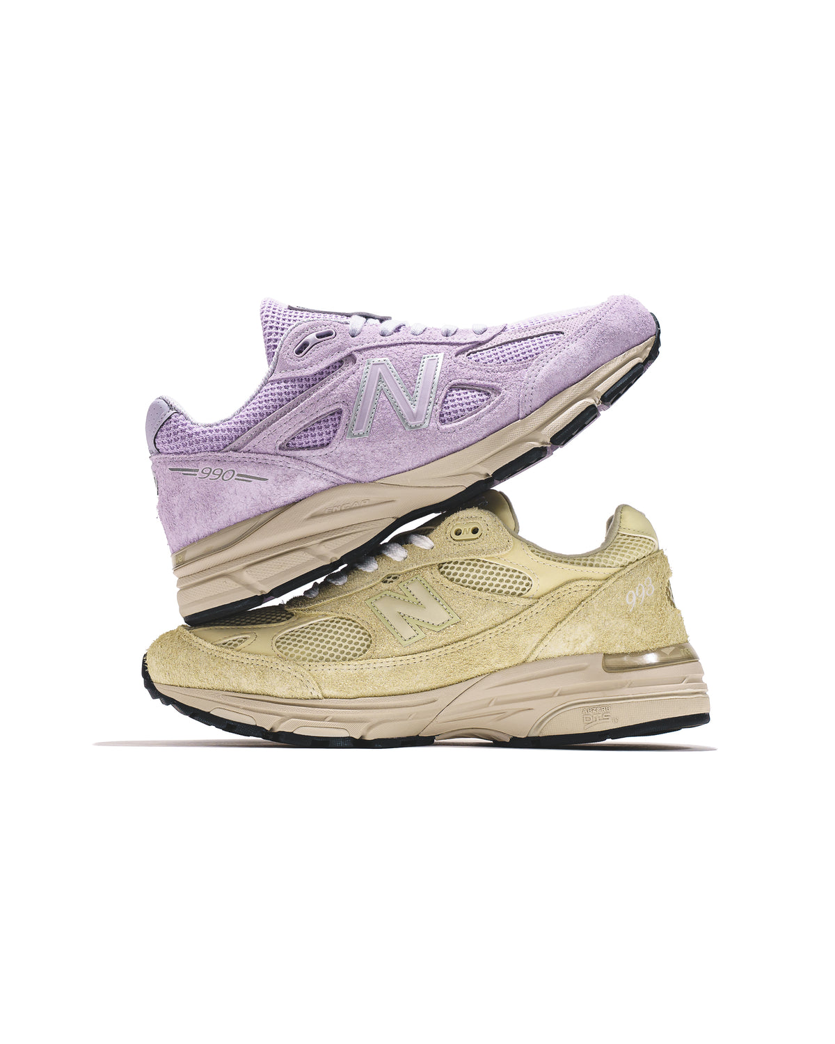 New Balance Men Made in USA 990v4 Grey Violet Timberwolf U990LV4