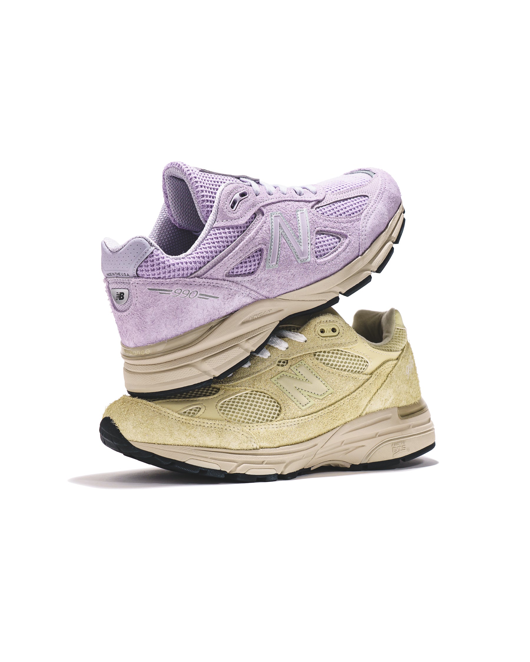 New Balance Men Made in USA 990v4 Grey Violet Timberwolf U990LV4