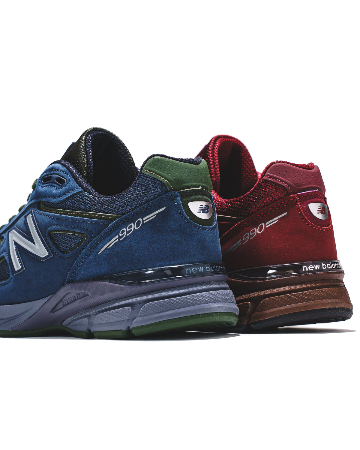 New Balance Men Made in USA 990v4 Monarch Burgundy U990BR4