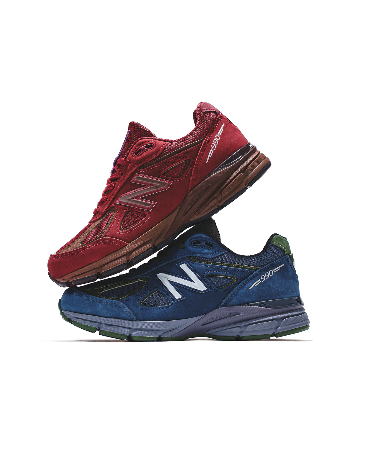 New Balance Men Made in USA 990v4 Navy Meteorite U990BG4