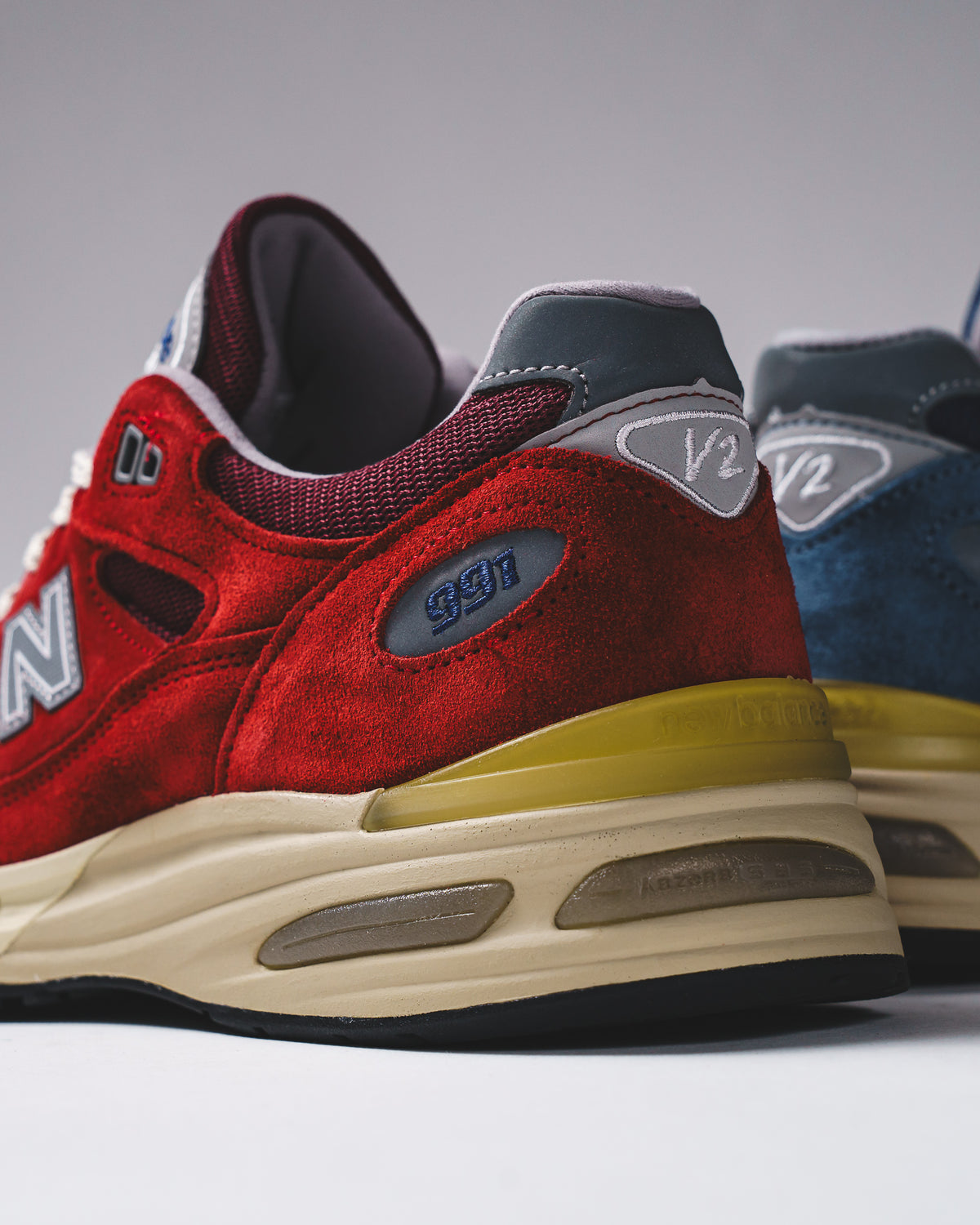 New Balance Men Made in UK 991v2 Karanda Red U991RS2