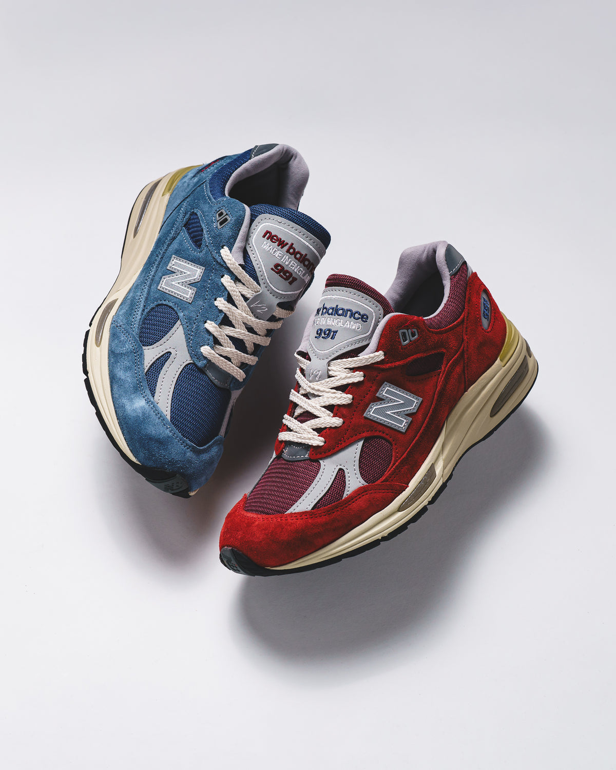 New Balance Men Made in UK 991v2 Karanda Red U991RS2