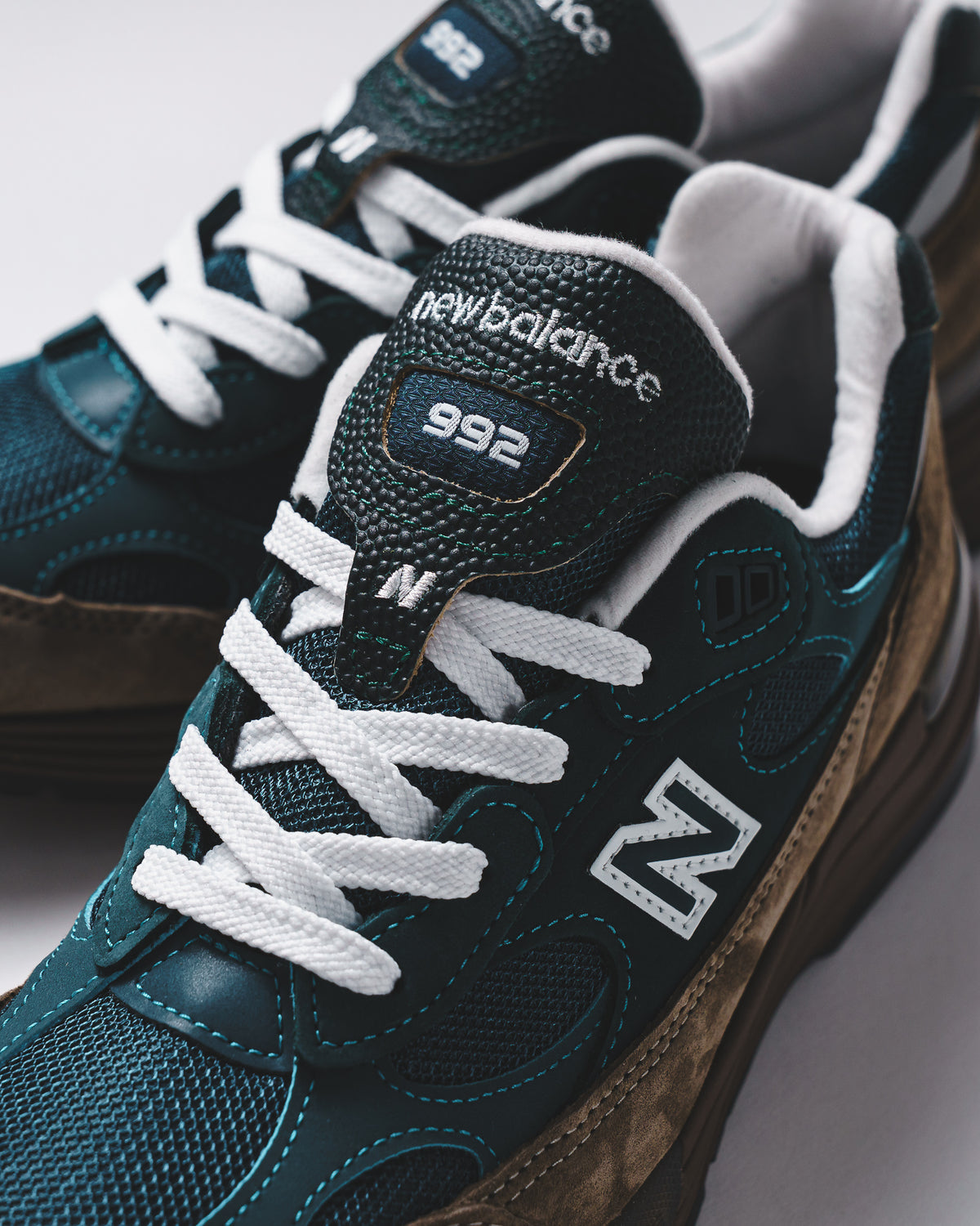 New Balance Men Made in USA 992 Medusa Green Thunder Brown U992BB