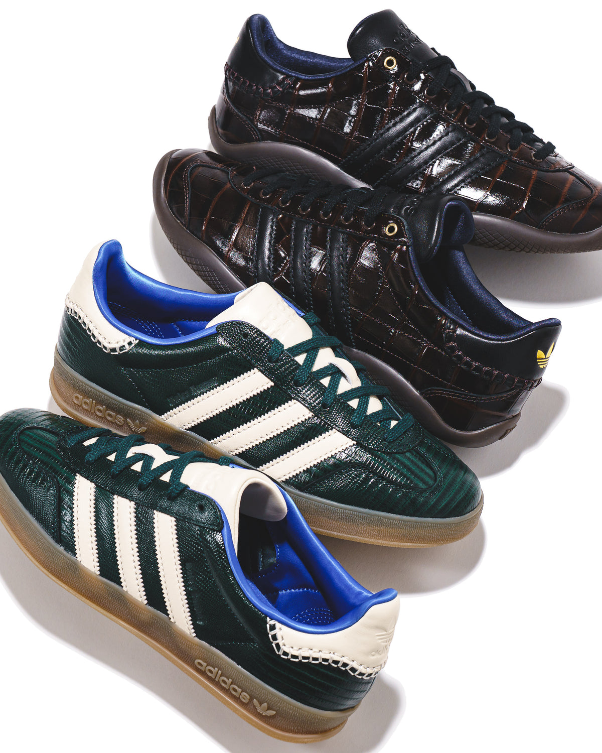 Adidas x Wales Bonner Men Gazelle Suede Croc Green Night KK0735