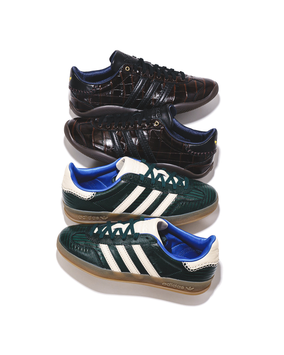 Adidas x Wales Bonner Men Gazelle Suede Croc Green Night KK0735