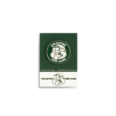 Solestop Run Club Metal Pin Green Gold