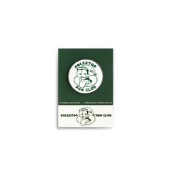 Solestop Run Club Metal Pin White Green