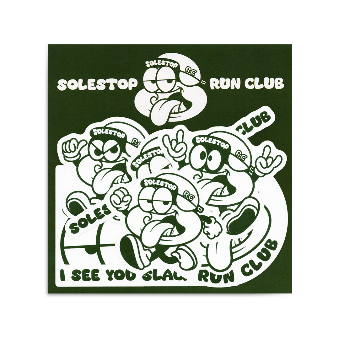 Solestop Run Club Sticker Pack