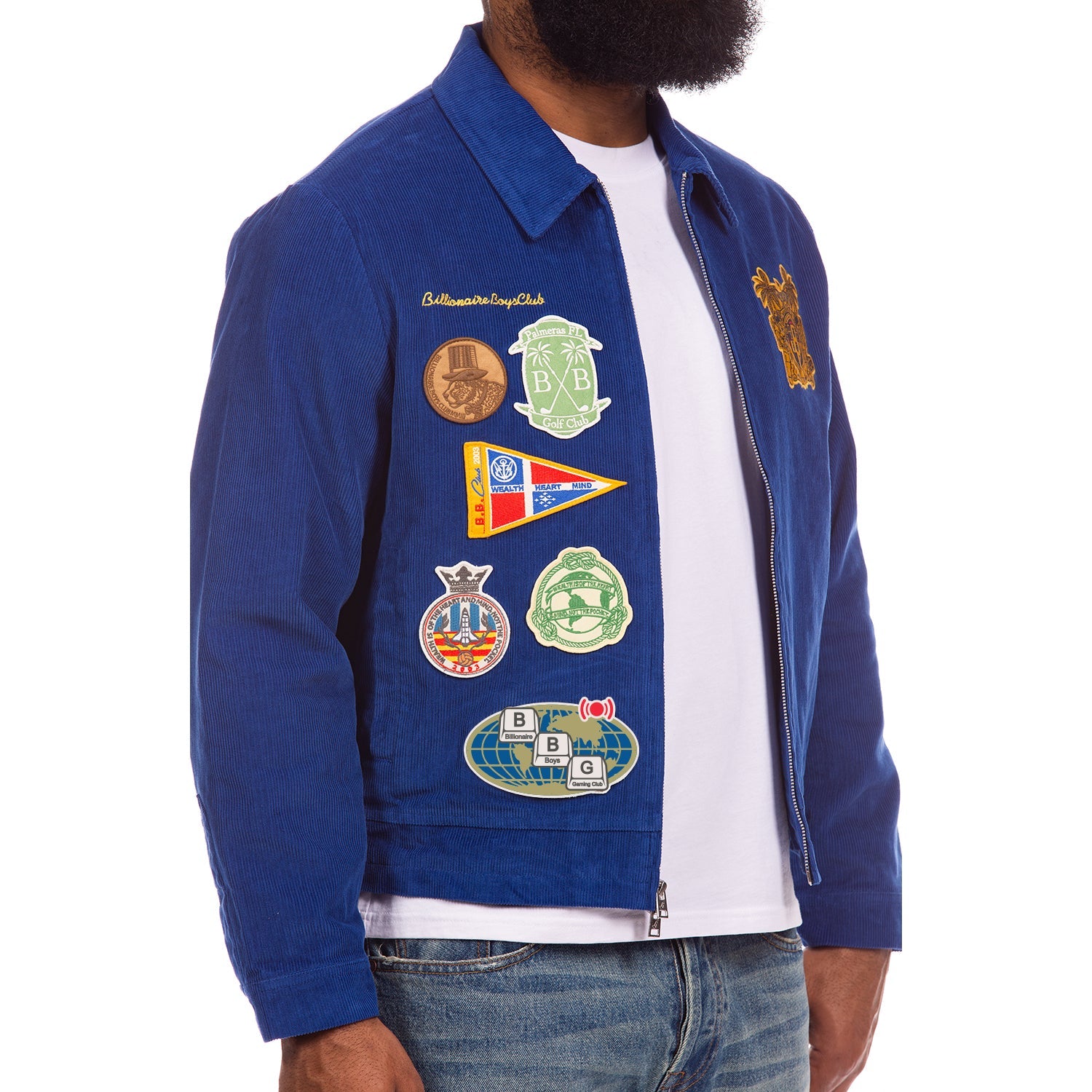 Billionaire Boys Club BB Aggie Cord Jacket Lapis Blue