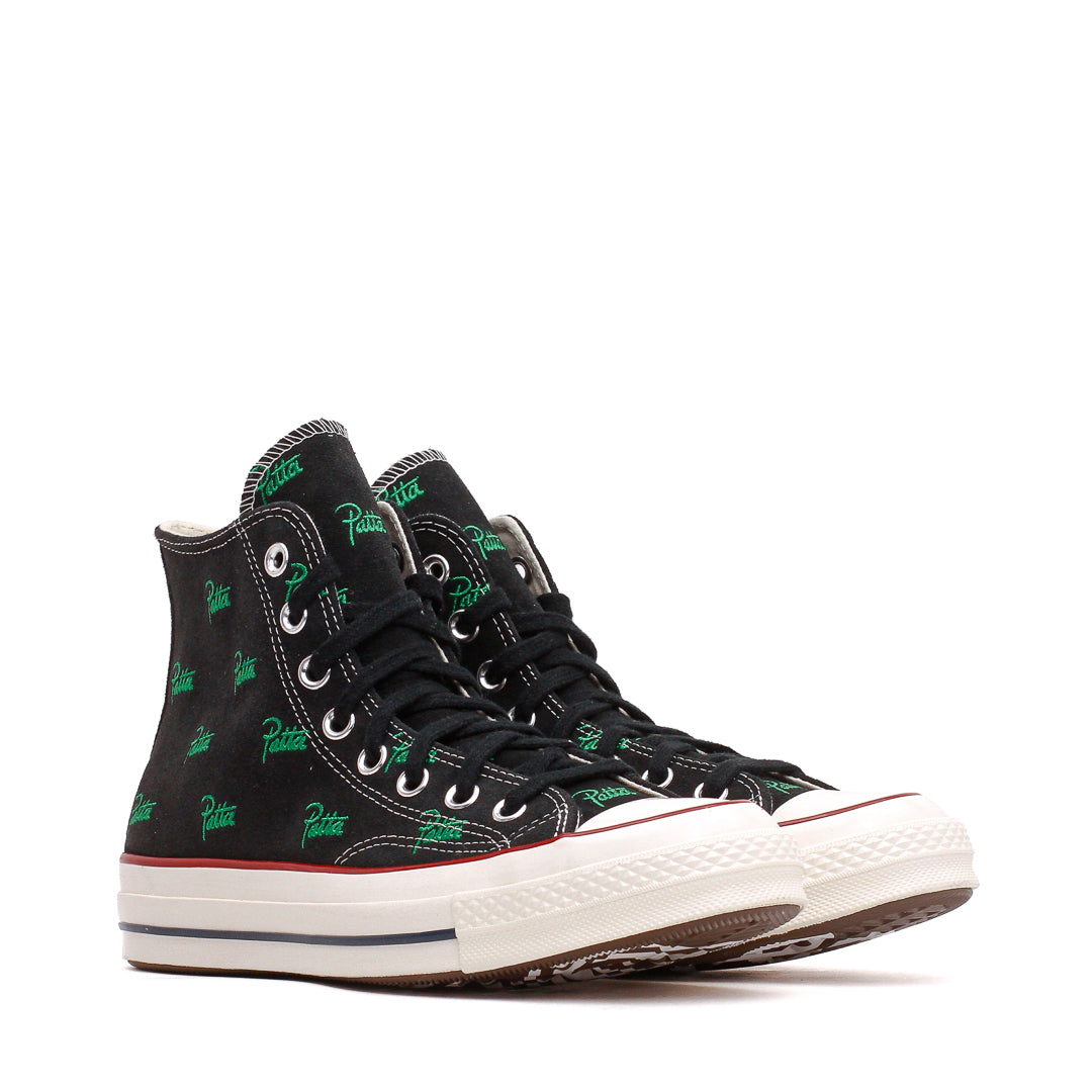 Converse x Patta Men Chuck 70 Black Green A13857C-001