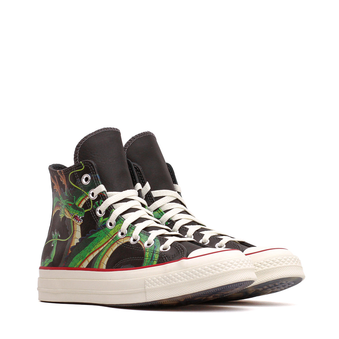 Converse x Dragon Ball Z Chuck 70 Black Cyber Yellow Flame Orange
