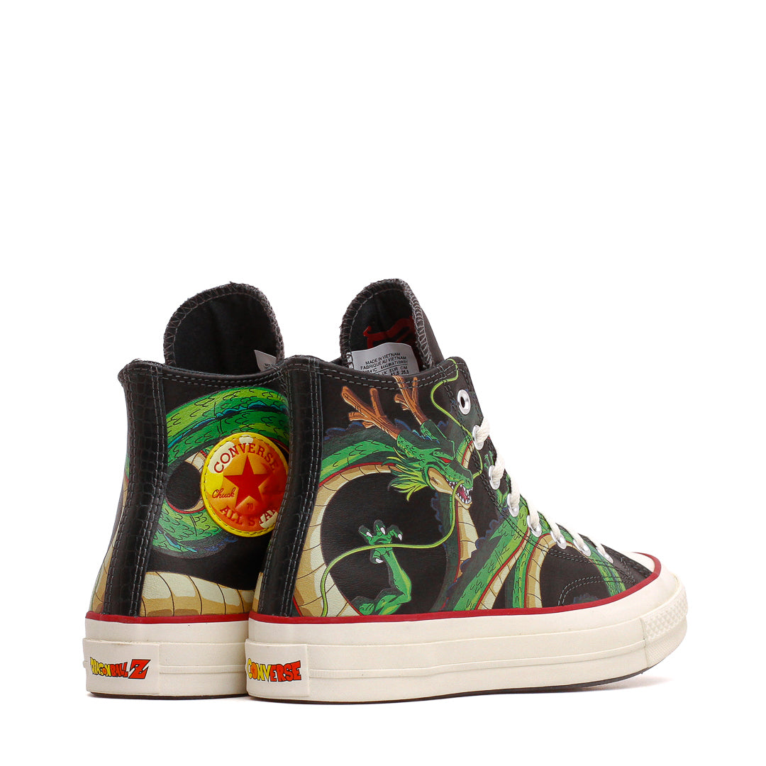 Converse x Dragon Ball Z Chuck 70 Black Cyber Yellow Flame Orange