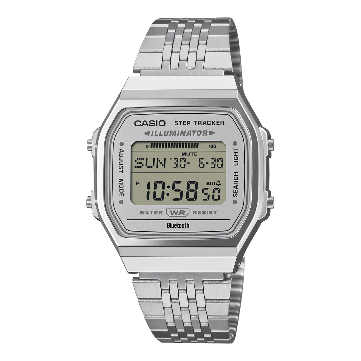 Casio Vintage Silver ABL100WE-7A Main image