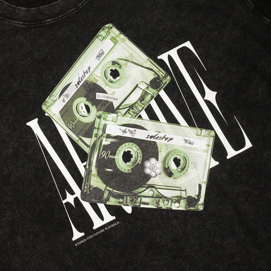 Solestop Archive Washed Boxy Tee Black