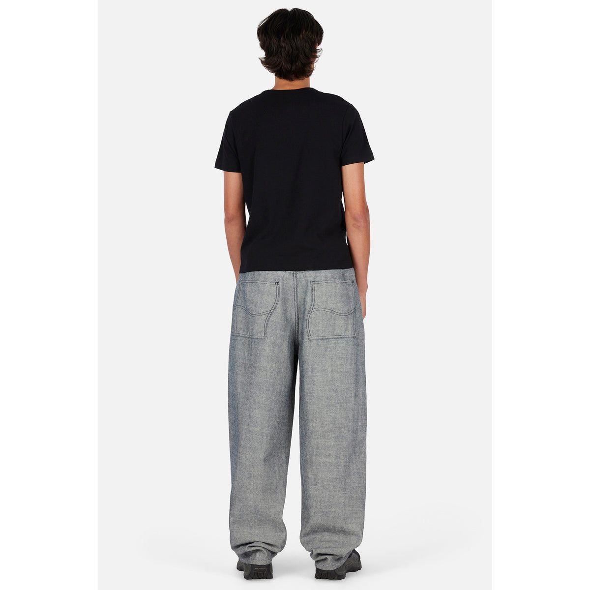 Dime Baggy Denim Pants Reversed Indigo