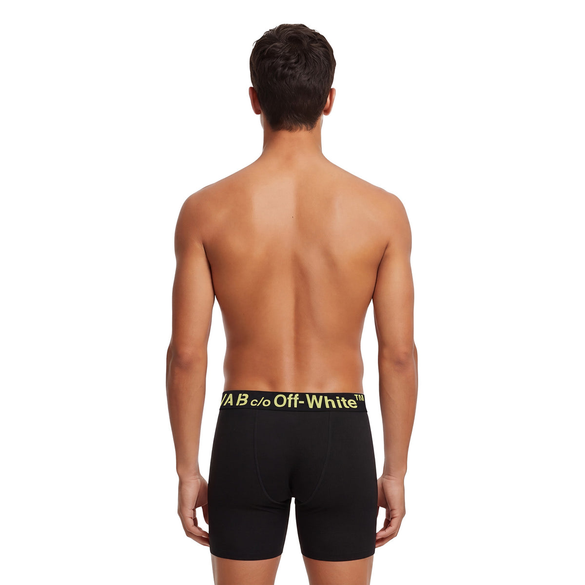 L/AB c/o Off-White Belt Printed Boxer Brief Black