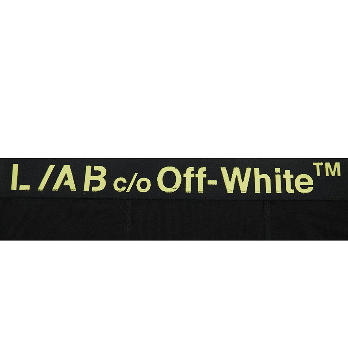 L/AB c/o Off-White Belt Printed Boxer Brief Black