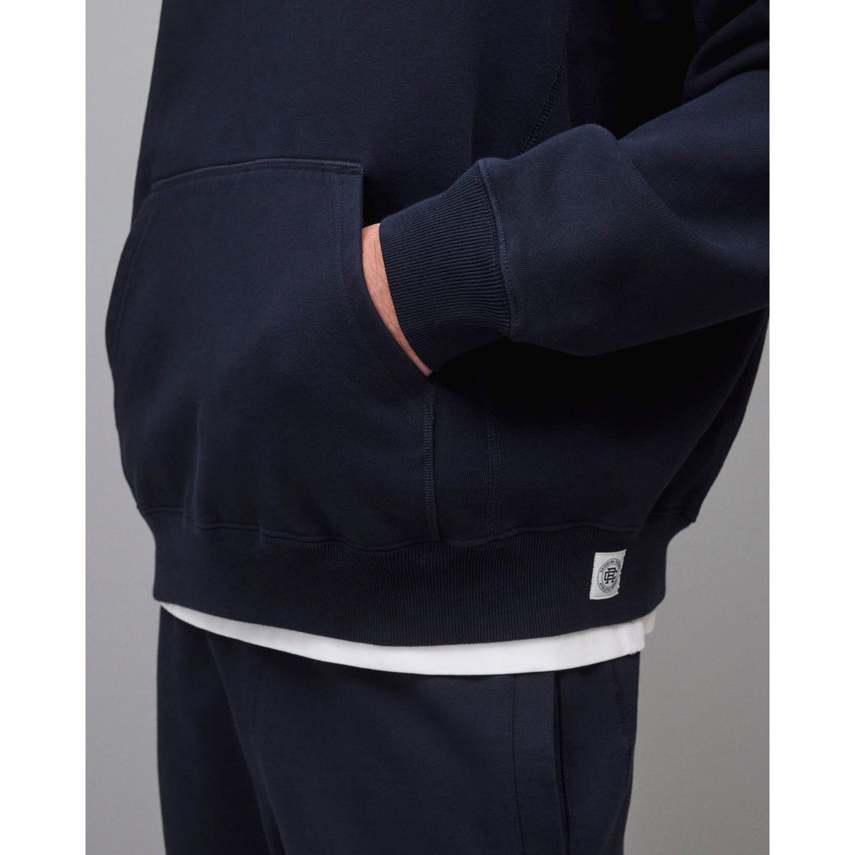 Reigning Champ Brushed Fleece '97 Relaxed Hoodie Navy