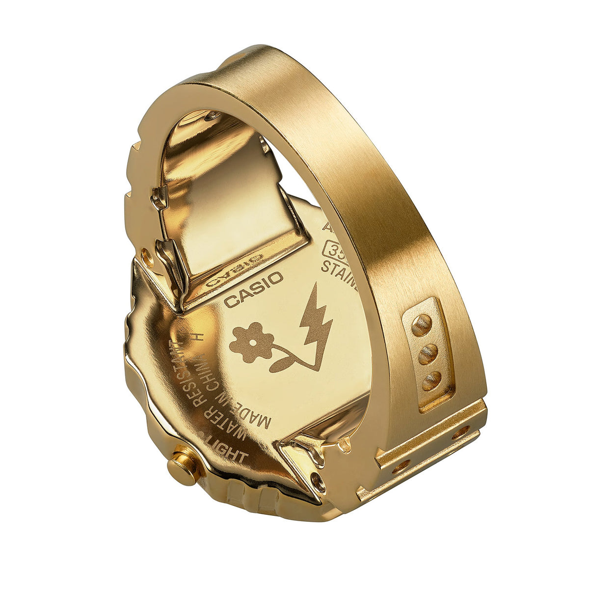 Casio x J Balvin Gold Ring Watch CRW001JB-9