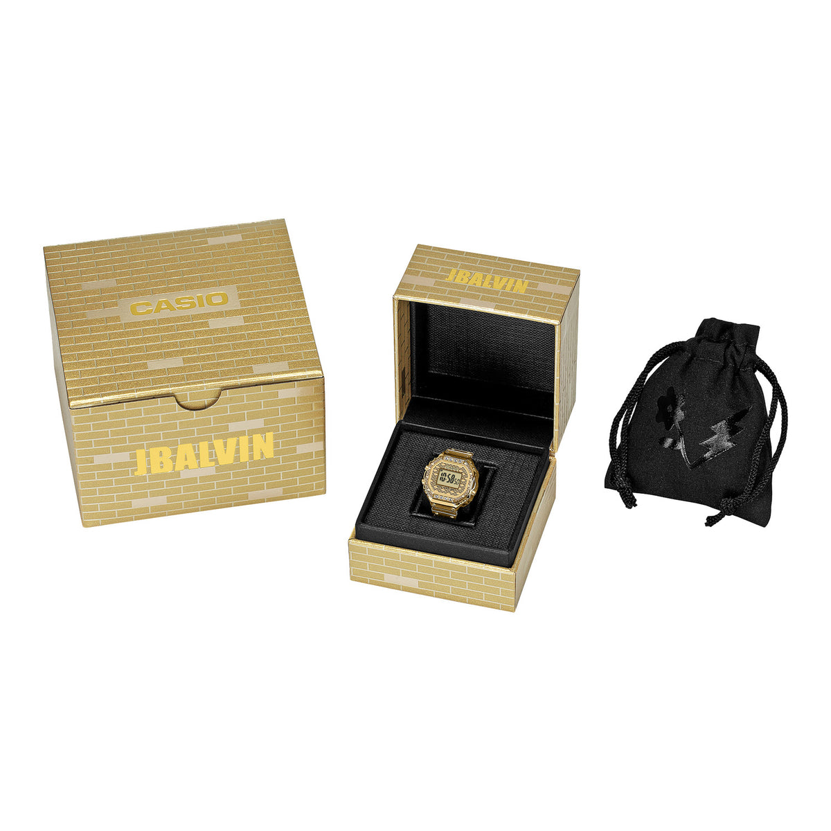 Casio x J Balvin Gold Ring Watch CRW001JB-9