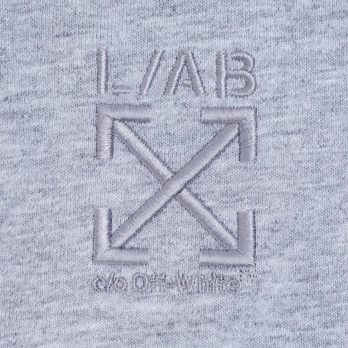 L/AB c/o Off-White Clamp Arrows Classic Fit Tank Tops Black/White/Heather Grey - 3 PK