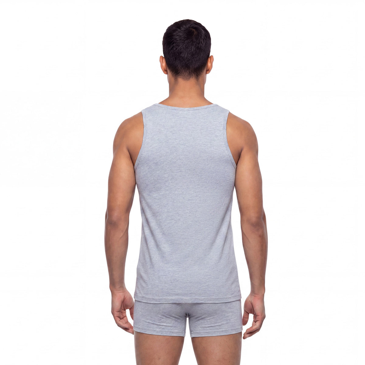 L/AB c/o Off-White Clamp Arrows Classic Fit Tank Tops Black/White/Heather Grey - 3 PK