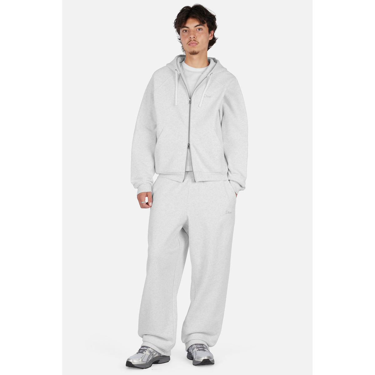 Dime Classic Small Logo Sweatpants Ash