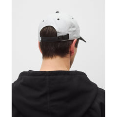 Reigning Champ Colour Block Monogram Strapback Cap Concrete Black