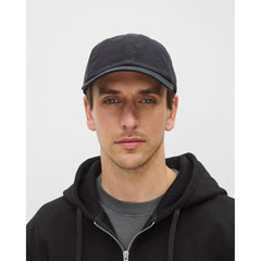 Reigning Champ Cotton Chino Low Pro Monogram Strapback Cap Washed Black