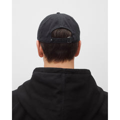Reigning Champ Cotton Chino Low Pro Monogram Strapback Cap Washed Black