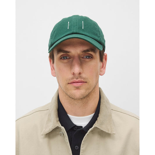 Reigning Champ Cotton Chino Low Pro Strapback Cap Washed British Racing Green