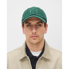 Reigning Champ Cotton Chino Low Pro Strapback Cap Washed British Racing Green
