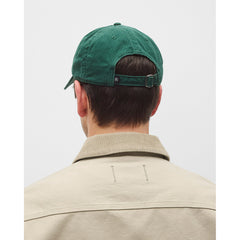 Reigning Champ Cotton Chino Low Pro Strapback Cap Washed British Racing Green